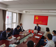 市財(cái)政局黨組成員、副局長(zhǎng)劉文光一行到公司調(diào)研指導(dǎo)工作